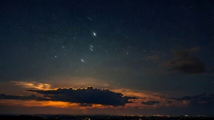 night sky with stars