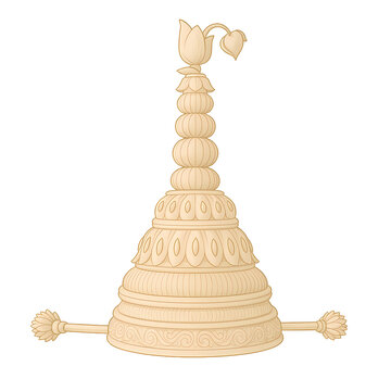 Elegant Bengali Groom topor with Ornate Design