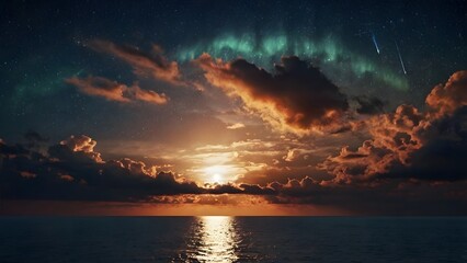 night sky with stars