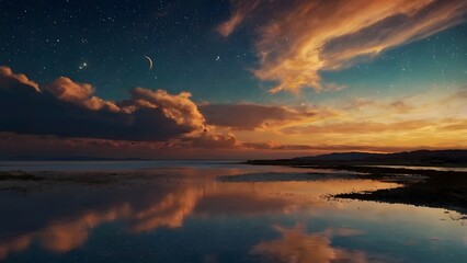 night sky with stars