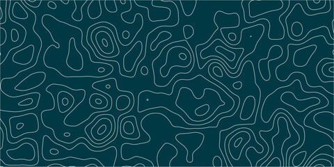 Organic artistic line design based on elevation concepts

