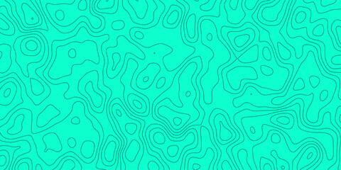 Seamless map-inspired art with soft curving lines

