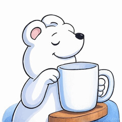 Vector logo design template and graphic element for advertising, branding, posters and banners, funny cartoon illustration with smiling character and mascot