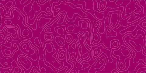 Abstract maze pattern based on elevation curve structure

