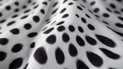 Dalmatian fur texture and abstract background
