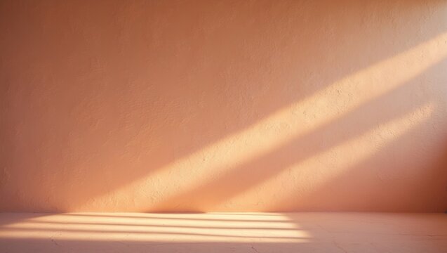 Peach-colored stucco textured background with abstract grunge art and pastel orange design.