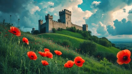 Summer Landscape Montealegre Campos Castle