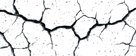 Wall Crack isolated transparent background png