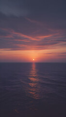 Ocean Twilight Background Vertical
