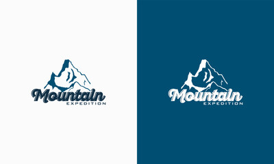 Mountain expedition  design.