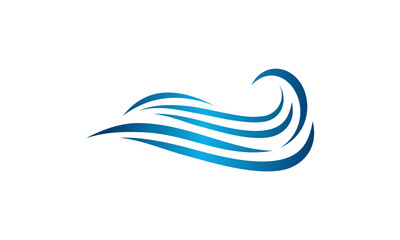 Fototapeta premium Abstract design of a flowing wave.