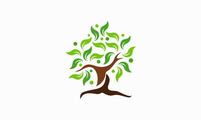 Ornate stylized tree graphic design.