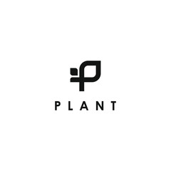 Obraz premium Plant logo design template