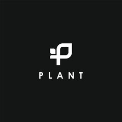 Obraz premium Plant logo design template