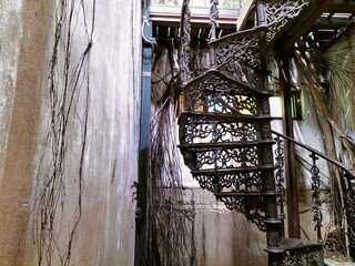 old wooden window