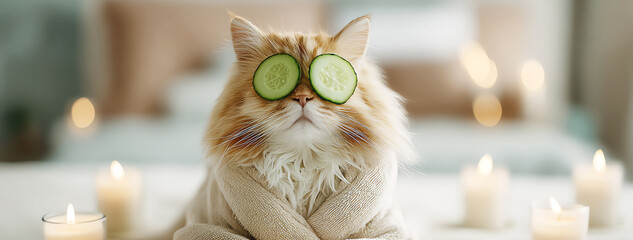 cat spa, AI generated
