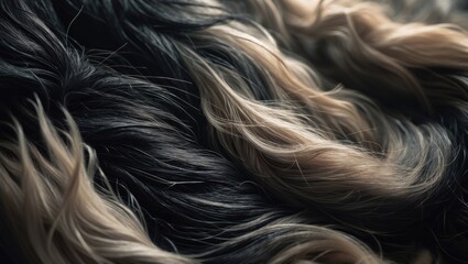 Naklejka premium Gray fur pattern for luxurious background design