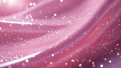 Pink Fabric Pattern with Glittering Sequin Background for Festive Celebration