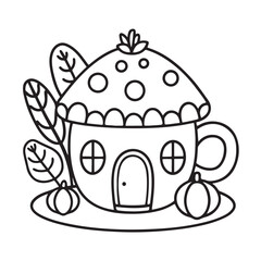 Black & White Designs, Victor Illustration, Line Art, Little Garden Bold Easy Coloring  Book, Little Garden Bold Easy Coloring  Pages, Coloring Book, Coloring Pages, Printable Coloring Pages