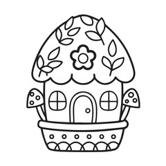 Black & White Designs, Victor Illustration, Line Art, Little Garden Bold Easy Coloring  Book, Little Garden Bold Easy Coloring  Pages, Coloring Book, Coloring Pages, Printable Coloring Pages