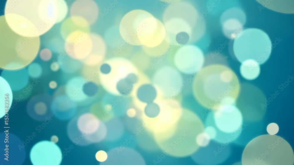 Poster a colorful abstract background with soft bokeh circles, creating a dreamy and vibrant look.