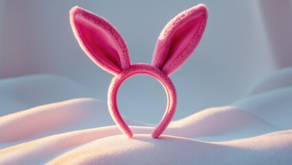 Cute bunny plush with ears and space for your funny face