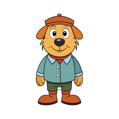 cartoon boy with a big smile
