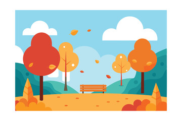 winter landscape with trees 