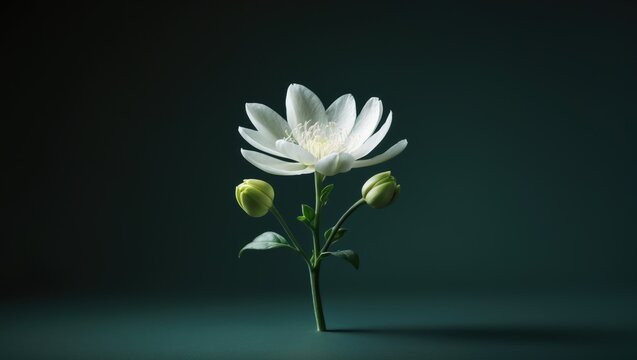 Elegant jasmine flower texture with a black background, symbolizing India's national flower, commonly called mogra, jui, chameli, mallika, or jai