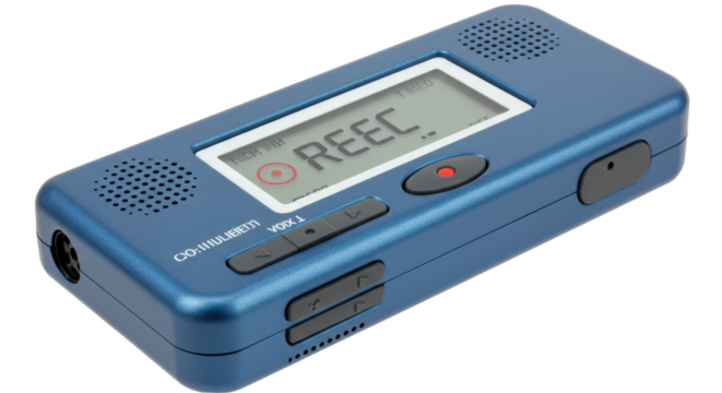 Isolated digital voice recorder