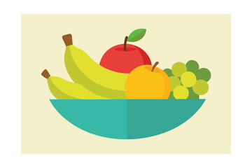 vector illustration of fruits