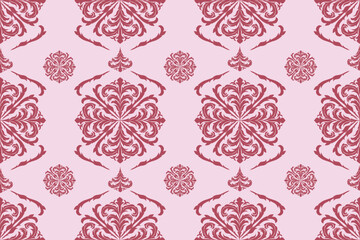 Denmark fabric pattern, section of the pattern are clearly divided or separated from one another. 