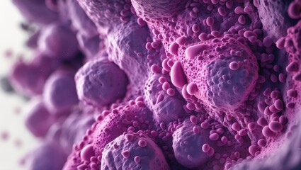 Microscopic image of small cell lung cancer showing densely packed malignant cells indicative of an aggressive lung tumor.