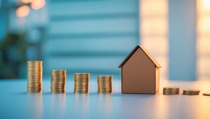 Setting aside savings for a new home, with emphasis on reducing expenses and taxes.