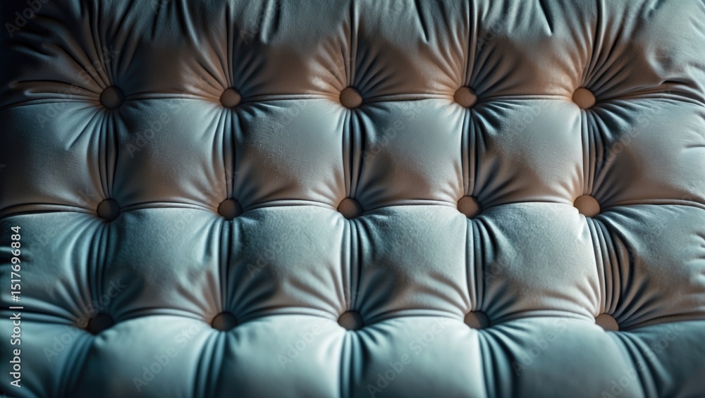Poster elegant capitone diamond checkered soft fabric textile for decorative backgrounds with buttons in vi