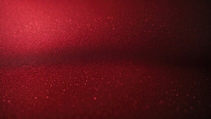 Realistic Red Felt Texture with Glitter Particles on Digital Paper