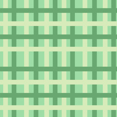 Seamless checkered pattern in green colors. Abstract vector background.