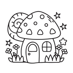 Black & White Designs, Victor Illustration, Line Art, Miniature Garden Bold & Easy Coloring Book, Miniature Garden Bold & Easy Coloring Book, Coloring Book, Coloring Pages, Printable Coloring Pages