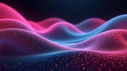 Neon Green and Deep Magenta Duotone Gradient Abstract Background High Resolution Vibrant Modern Design for Web Banner Poster Cover
