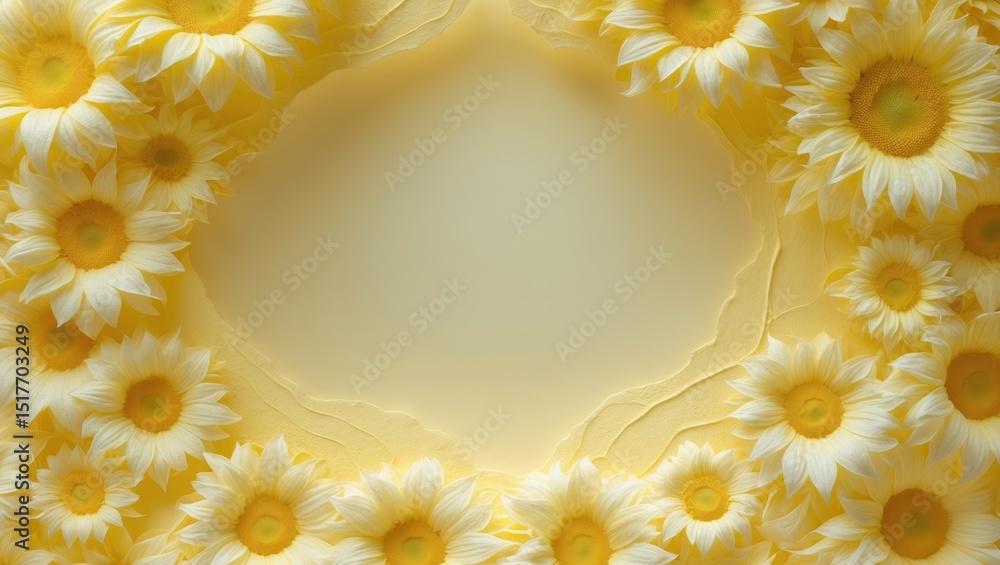 Poster closeup of suede fabric with a light yellow matte background showcasing texture and design