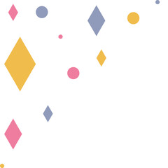 Sparkle colorful birthday decoration