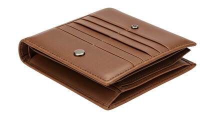 Isolated Brown Wallet Purse