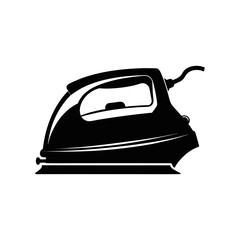 iron isolated silhouette vector art
