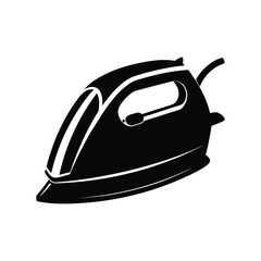 iron isolated silhouette vector art