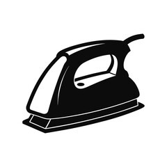 iron isolated silhouette vector art