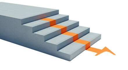 Isolated Staircase and Arrow