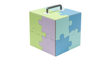 Isolated Puzzle Cube
