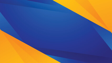 Yellow and Blue Minimalist Abstract Background