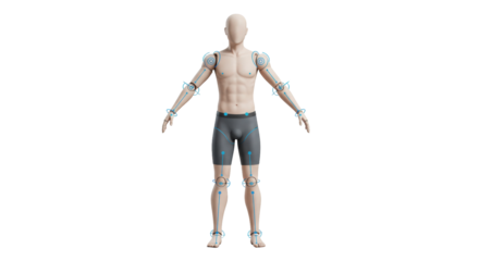 Isolated Human Mannequin