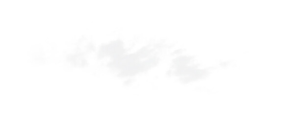 Realistic Isolated White Cloud